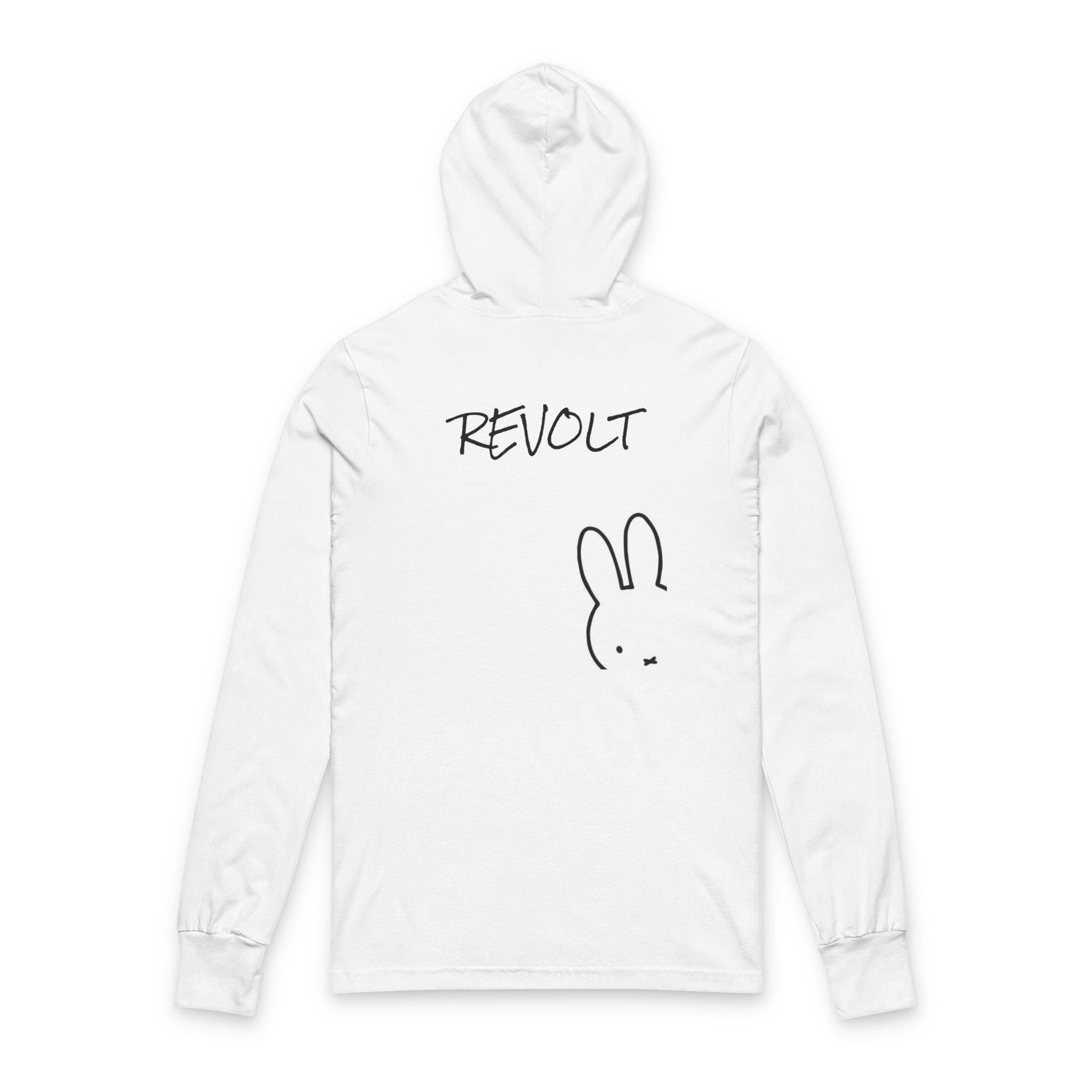 Revolt Bunny Hooded Long-Sleeve Tee