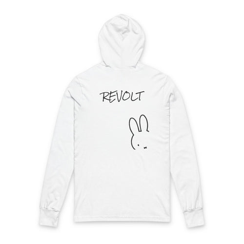 Revolt Bunny Hooded Long-Sleeve Tee