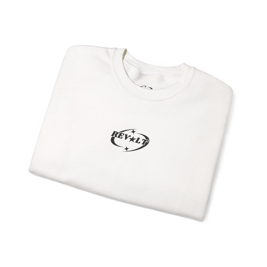 Ghost Balloon Crewneck Sweatshirt – Cute Minimalist Back Graphic