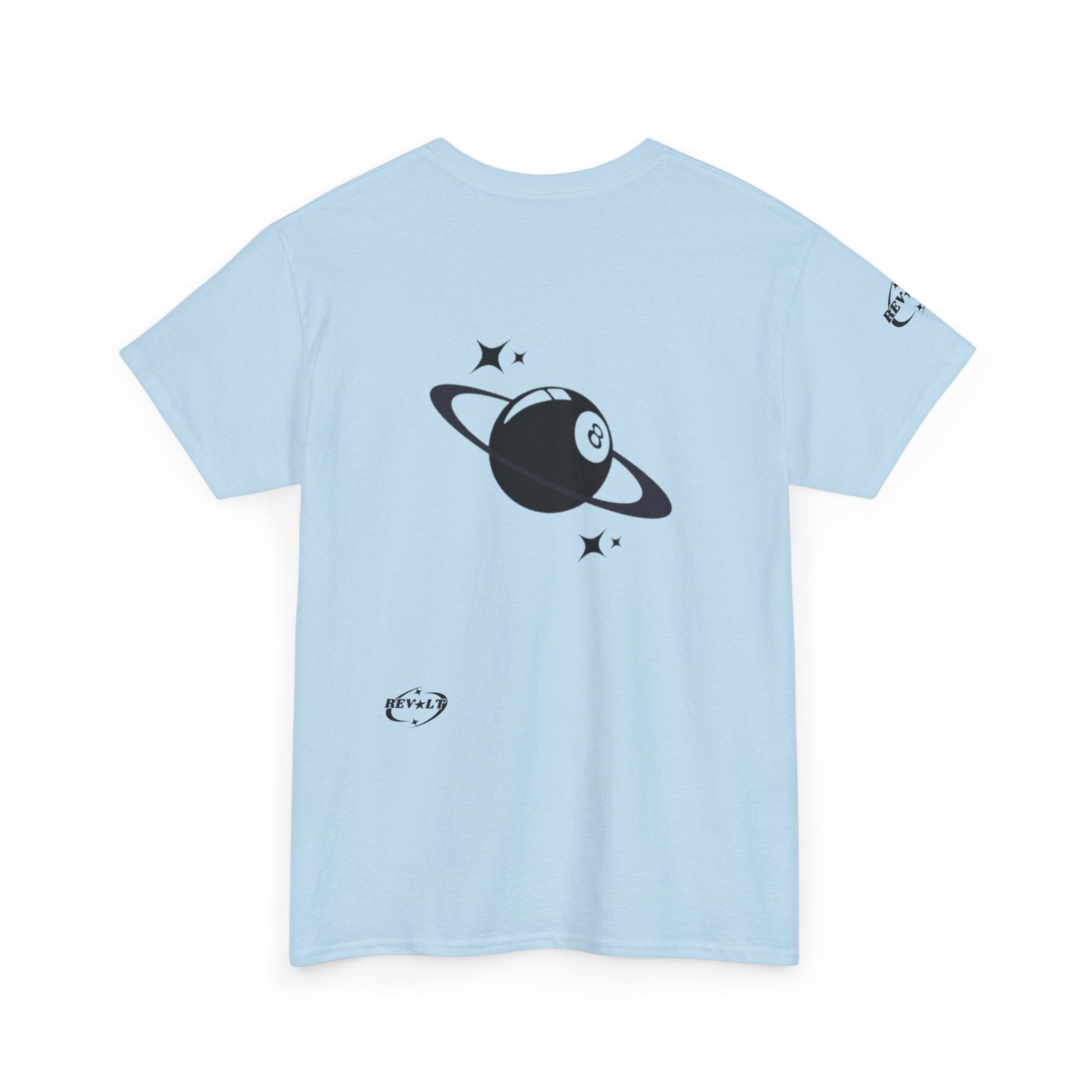 T-shirt graphique Revolt — T-shirt streetwear rétro 8-Ball Planet
