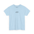 Revolt Minimalist Tee — Small Heart & Character Graphic
