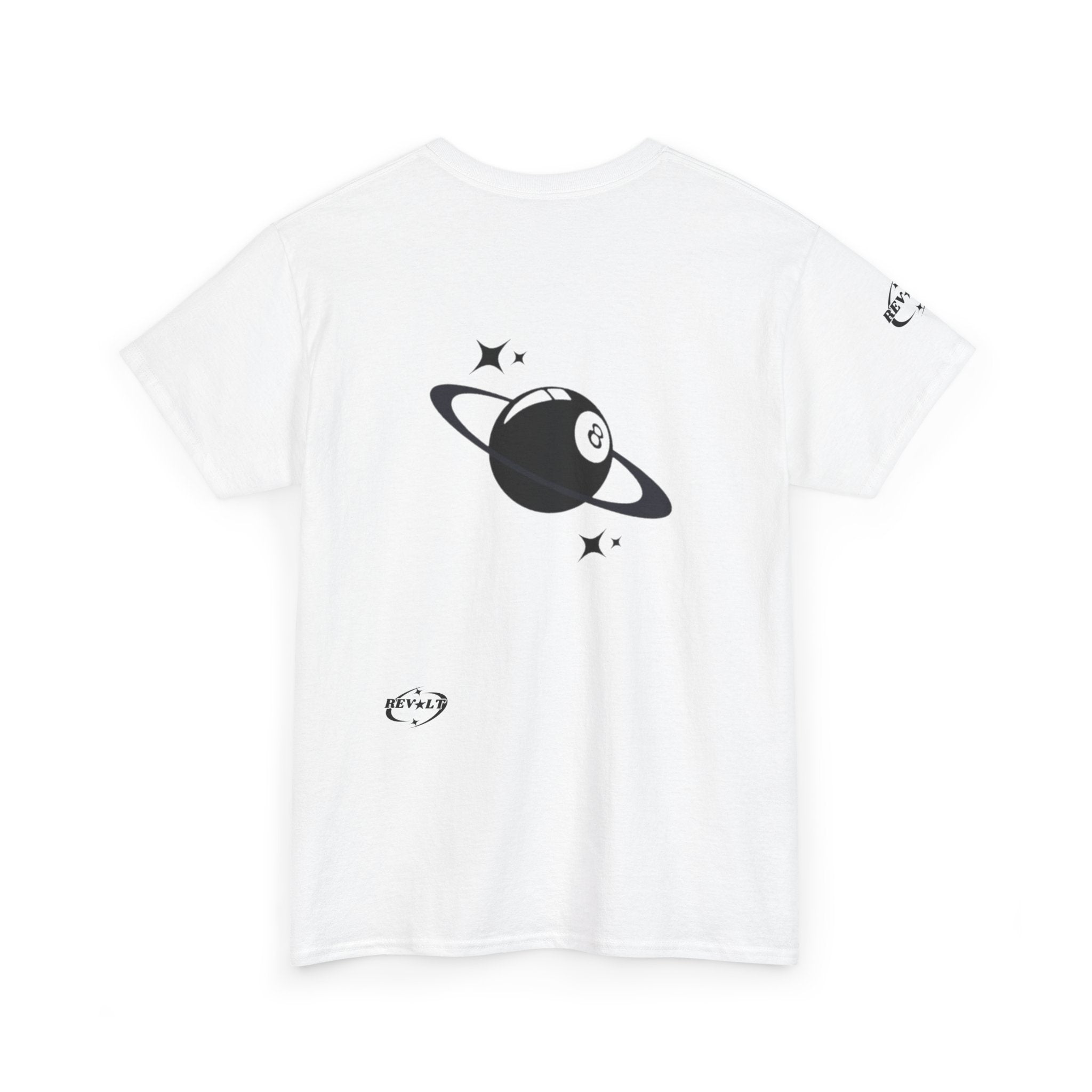 T-shirt graphique Revolt — T-shirt streetwear rétro 8-Ball Planet